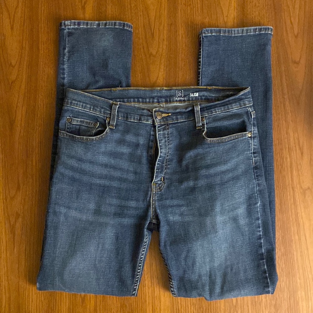 GEORGE Men's Skinny Jeans 36 x 34
